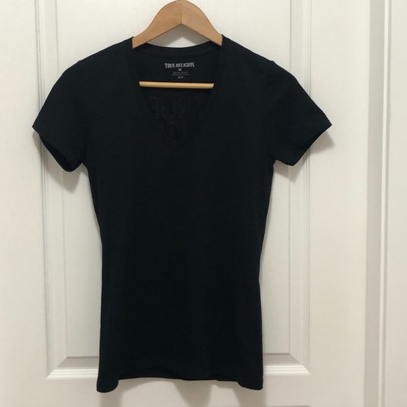 *NWOT* True Religion V-Neck T-Shirt - Size XS - Picture 2 of 4